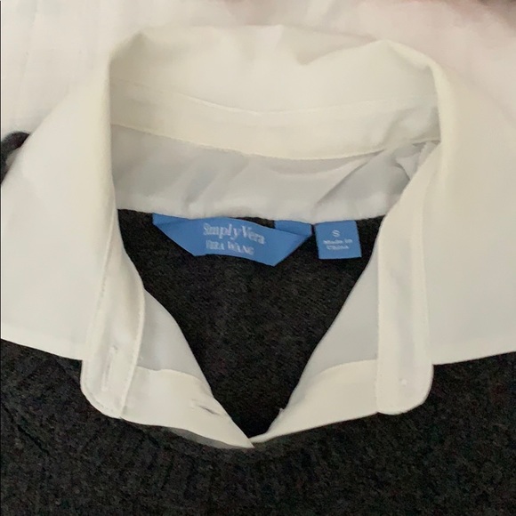 Vera Wang Sweater Dress with Blouse detail - Picture 4 of 4